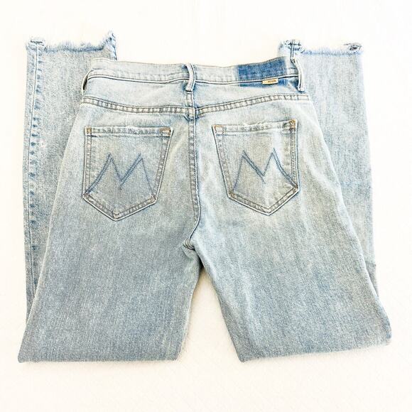 Mother Superior The Stunner Ankle Chew Walking on Water Light Denim Jean Size 25 - Picture 5 of 10